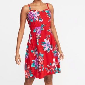 Palm tree summer dress - never worn